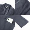 imagePJ PAUL JONES Mens Blazer Casual 2 Button Sport Coat Lightweight Peaked Lapel BlazersDark Gray