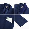 imagePJ PAUL JONES Mens Blazer Casual 2 Button Sport Coat Lightweight Peaked Lapel BlazersNavy Blue