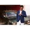 imagePJ PAUL JONES Mens Blazer Casual 2 Button Sport Coat Lightweight Peaked Lapel BlazersNavy Blue