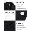 imagePJ PAUL JONES Mens Blazer Cotton Linen Suit Jacket Lightweight Casual Blazer Jackets with PocketsBlack