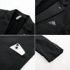 imagePJ PAUL JONES Mens Blazers Two Button Notch Lapel Sport Coat Casual Lightweight Blazer Jacket with HandkerchiefBlack