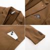imagePJ PAUL JONES Mens Blazers Two Button Notch Lapel Sport Coat Casual Lightweight Blazer Jacket with HandkerchiefCoffee