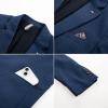imagePJ PAUL JONES Mens Blazers Two Button Notch Lapel Sport Coat Casual Lightweight Blazer Jacket with HandkerchiefDark Blue