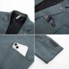 imagePJ PAUL JONES Mens Blazers Two Button Notch Lapel Sport Coat Casual Lightweight Blazer Jacket with HandkerchiefDark Gray