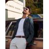 imagePJ PAUL JONES Mens Blazers Two Button Notch Lapel Sport Coat Casual Lightweight Blazer Jacket with HandkerchiefNavy Blue