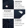 imagePJ PAUL JONES Mens Casual Blazer Regular Fit Two Button Sport Coats Lightweight Business Suits Jacket with Pocket SquareNavy Blue