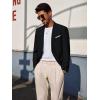 imagePJ PAUL JONES Mens Casual Blazer Two Buttons Sport Coats Lightweight Blazer Business Sport JacketBlack