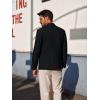 imagePJ PAUL JONES Mens Casual Blazer Two Buttons Sport Coats Lightweight Blazer Business Sport JacketBlack