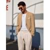 imagePJ PAUL JONES Mens Casual Blazer Two Buttons Sport Coats Lightweight Blazer Business Sport JacketCoffee