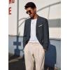 imagePJ PAUL JONES Mens Casual Blazer Two Buttons Sport Coats Lightweight Blazer Business Sport JacketDark Grey