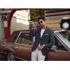 imagePJ PAUL JONES Mens Casual Blazer Two Buttons Sport Coats Lightweight Blazer Business Sport JacketDark Grey