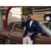 imagePJ PAUL JONES Mens Casual Blazer Two Buttons Sport Coats Lightweight Blazer Business Sport JacketNavy Blue