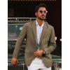 imagePJ PAUL JONES Mens Sport Coat Blazer Casual Lightweight Blazer Jackets Two Buttons Sport JacketsApricot