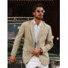 imagePJ PAUL JONES Mens Sport Coat Blazer Casual Lightweight Blazer Jackets Two Buttons Sport JacketsKhaki