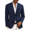 imagePJ PAUL JONES Mens Sport Coat Blazer Casual Lightweight Blazer Jackets Two Buttons Sport JacketsBlue