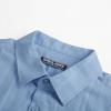 imagePJ PAUL JONES Mens Short Sleeve Button Down Shirts Cotton Plaid Shirt Fashion Casual Summer Beach ShirtsBlue Grey