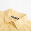 imagePJ PAUL JONES Mens Short Sleeve Button Down Shirts Cotton Plaid Shirt Fashion Casual Summer Beach ShirtsLight Yellow