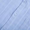 imagePJ PAUL JONES Mens Short Sleeve Button Down Shirts Cotton Plaid Shirt Fashion Casual Summer Beach ShirtsSky Blue