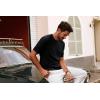 imagePJ PAUL JONES Mens TShirts Crewneck Short Sleeve Tee Textured Knit Pullover TopsBlack
