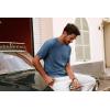 imagePJ PAUL JONES Mens TShirts Crewneck Short Sleeve Tee Textured Knit Pullover TopsBlue