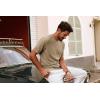 imagePJ PAUL JONES Mens TShirts Crewneck Short Sleeve Tee Textured Knit Pullover TopsCamel