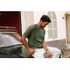 imagePJ PAUL JONES Mens TShirts Crewneck Short Sleeve Tee Textured Knit Pullover TopsGreen