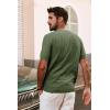 imagePJ PAUL JONES Mens TShirts Crewneck Short Sleeve Tee Textured Knit Pullover TopsGreen