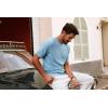 imagePJ PAUL JONES Mens TShirts Crewneck Short Sleeve Tee Textured Knit Pullover TopsLight Blue