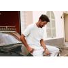 imagePJ PAUL JONES Mens TShirts Crewneck Short Sleeve Tee Textured Knit Pullover TopsWhite
