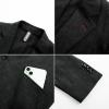 imagePJ PAUL JONES Mens Blazer Casual Linen Sport Coat Two Button Lightweight Suit Blazer JacketsBlack