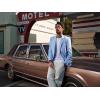 imagePJ PAUL JONES Mens Blazer Casual Linen Sport Coat Two Button Lightweight Suit Blazer JacketsBlue