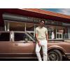 imagePJ PAUL JONES Mens Polo Shirt V Neck Texture Shirt Short Sleeve Casual Knit PolosApricot