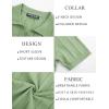 imagePJ PAUL JONES Mens Polo Shirt V Neck Texture Shirt Short Sleeve Casual Knit PolosLight Green