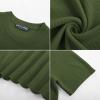 imagePJ PAUL JONES Mens TShirts Knit Short Sleeve Crewneck Shirt Casual Textured Pullover TeesArmy Green