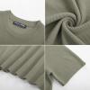 imagePJ PAUL JONES Mens TShirts Knit Short Sleeve Crewneck Shirt Casual Textured Pullover TeesLight Green