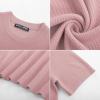 imagePJ PAUL JONES Mens TShirts Knit Short Sleeve Crewneck Shirt Casual Textured Pullover TeesPink