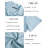 imagePJ PAUL JONES Mens Button Down Shirts Casual Short Sleeve Shirts Summer Cuban Textured ShirtsBlue