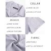 imagePJ PAUL JONES Mens Button Down Shirts Casual Short Sleeve Shirts Summer Cuban Textured ShirtsGray Purple