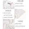 imagePJ PAUL JONES Mens Button Down Shirts Casual Short Sleeve Shirts Summer Cuban Textured ShirtsWhite