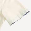 imagePJ PAUL JONES Mens Button Down Short Sleeve Shirt Casual Wrinkle Free Dress Shirt with Flip Print CuffApricot