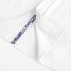 imagePJ PAUL JONES Mens Button Down Short Sleeve Shirt Casual Wrinkle Free Dress Shirt with Flip Print CuffWhite