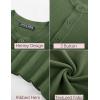 imagePJ PAUL JONES Mens TShirts Henley Short Sleeve Knit Shirt Casual Summer Textured Tee ShirtArmy Green