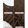 imagePJ PAUL JONES Mens TShirts Henley Short Sleeve Knit Shirt Casual Summer Textured Tee ShirtCoffee