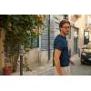 imagePJ PAUL JONES Mens TShirts Henley Short Sleeve Knit Shirt Casual Summer Textured Tee ShirtDark Blue