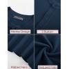 imagePJ PAUL JONES Mens TShirts Henley Short Sleeve Knit Shirt Casual Summer Textured Tee ShirtDark Blue