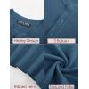 imagePJ PAUL JONES Mens TShirts Henley Short Sleeve Knit Shirt Casual Summer Textured Tee ShirtIndigo Blue