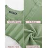 imagePJ PAUL JONES Mens TShirts Henley Short Sleeve Knit Shirt Casual Summer Textured Tee ShirtLight Green
