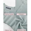 imagePJ PAUL JONES Mens TShirts Henley Short Sleeve Knit Shirt Casual Summer Textured Tee ShirtLight Grey