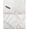 imagePJ PAUL JONES Mens TShirts Henley Short Sleeve Knit Shirt Casual Summer Textured Tee ShirtWhite
