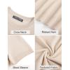 imagePJ PAUL JONES Mens TShirts Knit Crewneck Shirt Casual Short Sleeve Textured Pullover TeesApricot